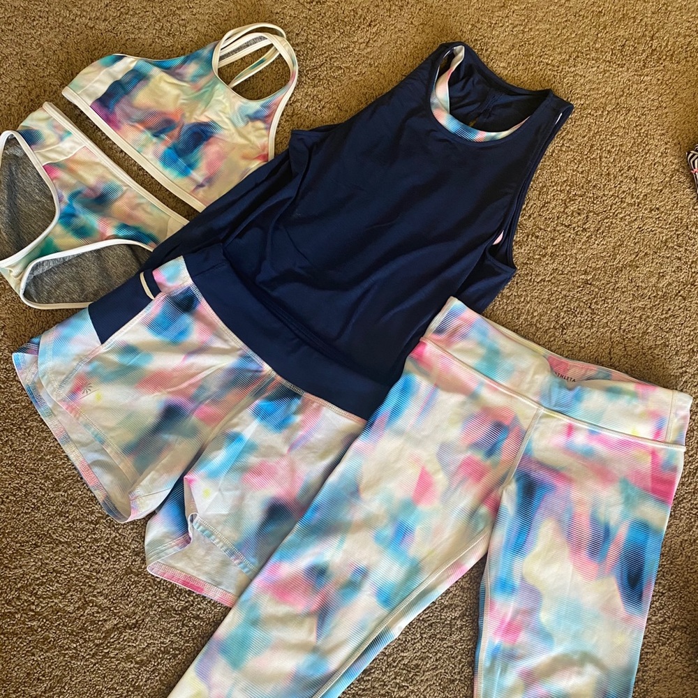 Lot of Girls Athleta clothes